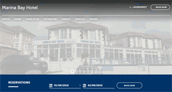 Desktop Screenshot of marinabayhotel.co.uk